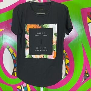 The Garden Collection, Fill My Heart Again Burn Like Fire Within, Size Small.